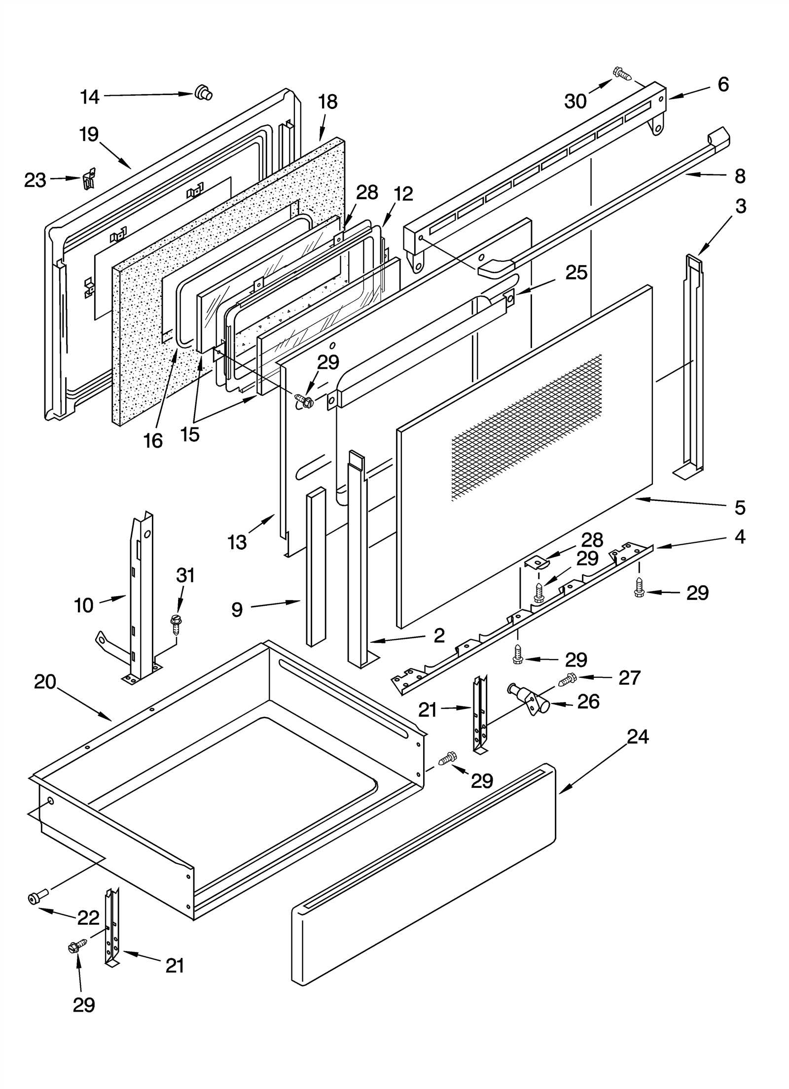 whirlpool gold series dishwasher parts diagram