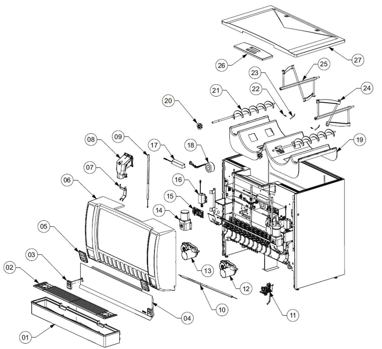 whirlpool ice maker parts diagram