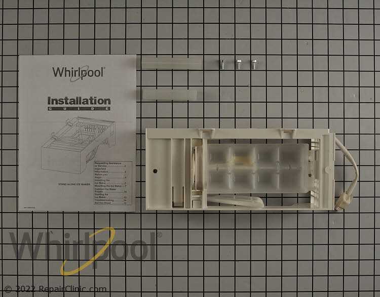 whirlpool ice maker parts diagram