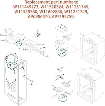 whirlpool refrigerator parts diagram