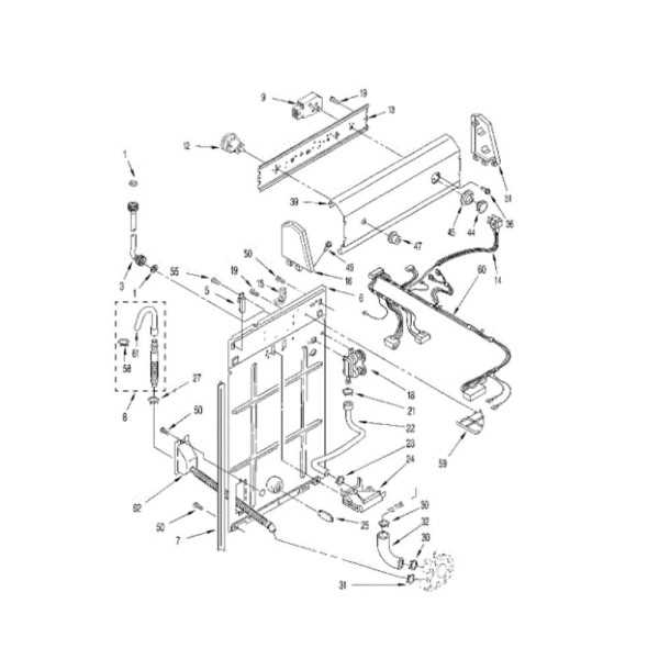 whirlpool top load washer parts diagram