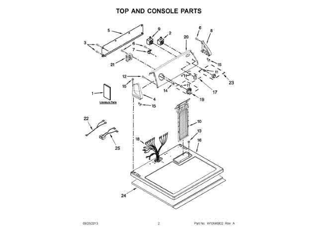 whirlpool wed4815ew1 parts diagram