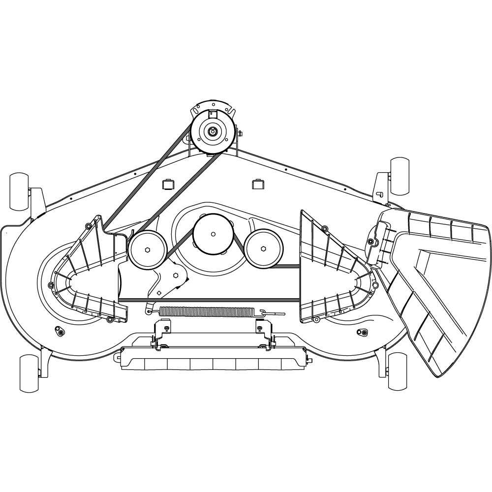 cub cadet 50 inch mower deck parts diagram