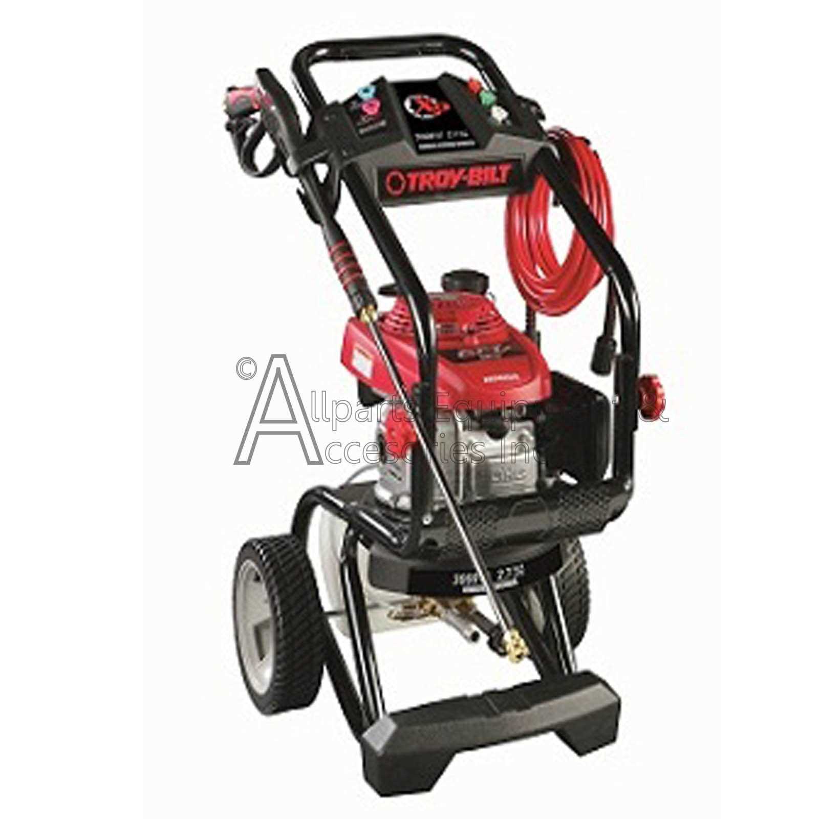 troy bilt xp 3000 psi pressure washer parts diagram