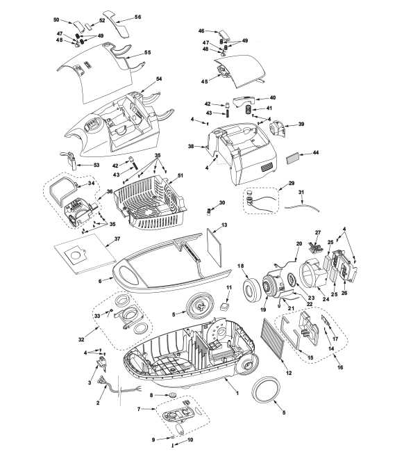 kenmore intuition vacuum parts diagram