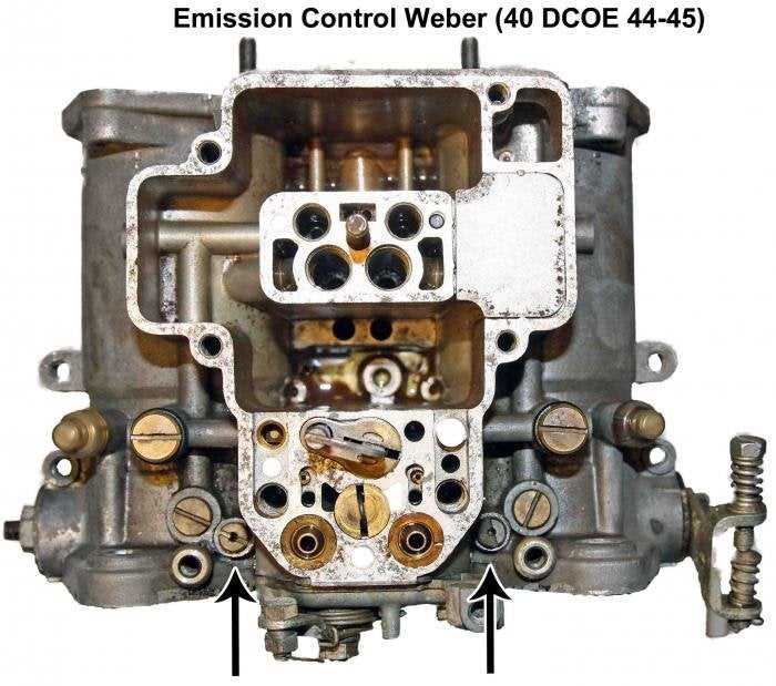 parts of a carburetor diagram