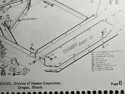 woods cadet 72 parts diagram