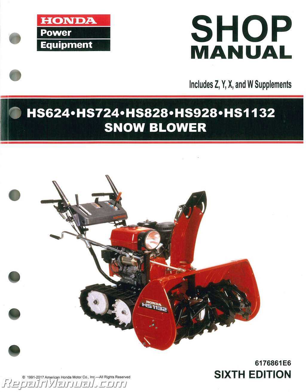 honda hs828 parts diagram