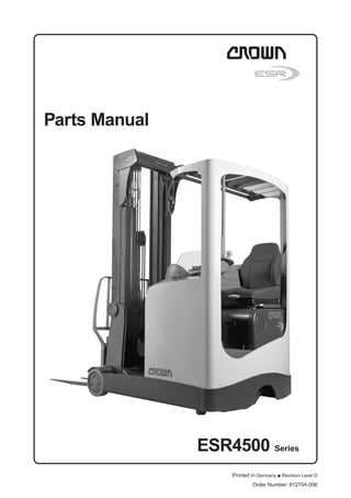 crown forklift parts diagram