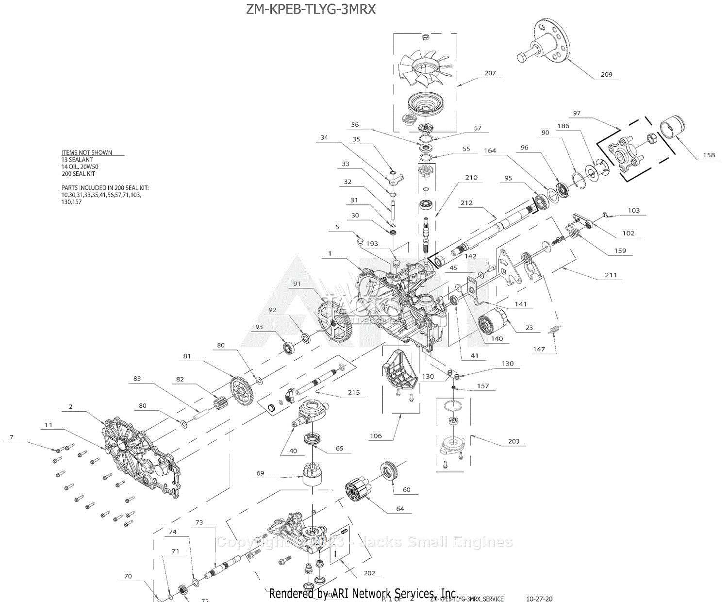 hydro gear zt 3100 parts diagram
