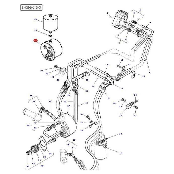 massey ferguson steering parts diagram