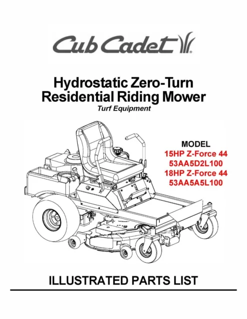 zero turn mower parts diagram