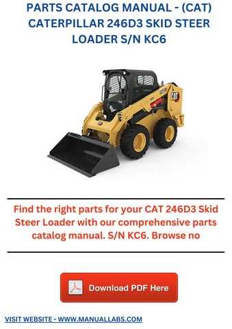 cat skid steer parts diagram