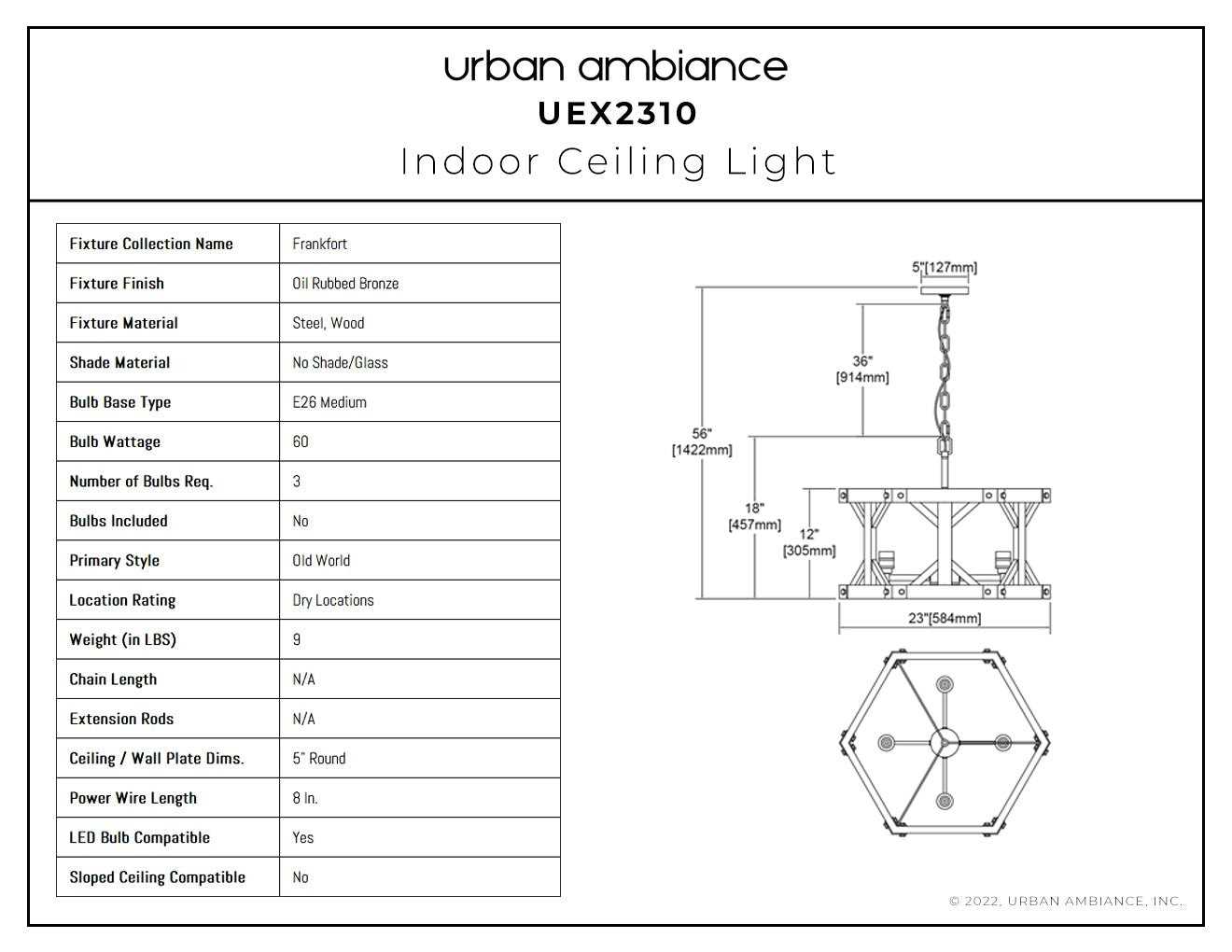 ceiling light fixture parts diagram