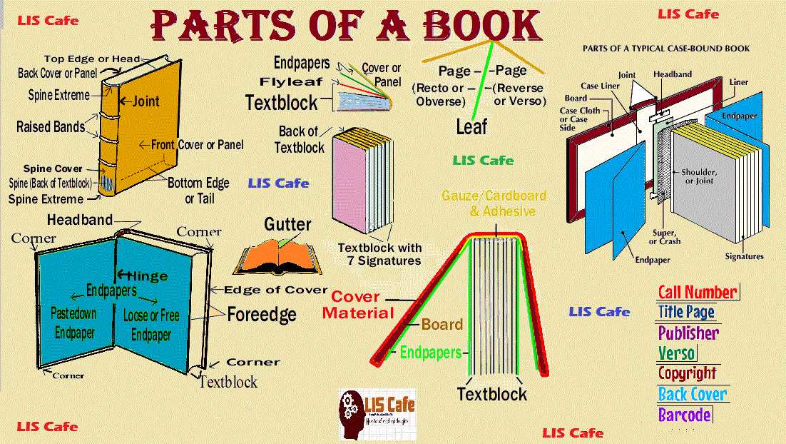 parts of a book diagram