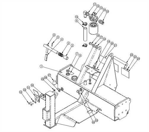 hydraulic log splitter parts diagram