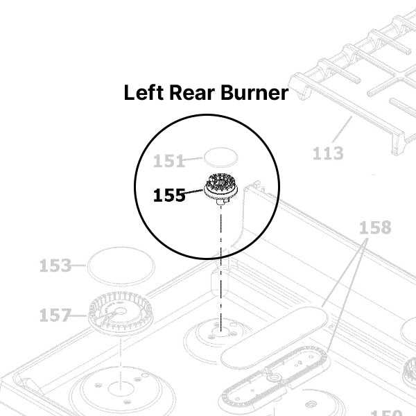 ge gas stove parts diagram