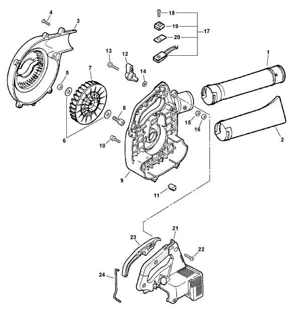 stihl bg55 parts diagram