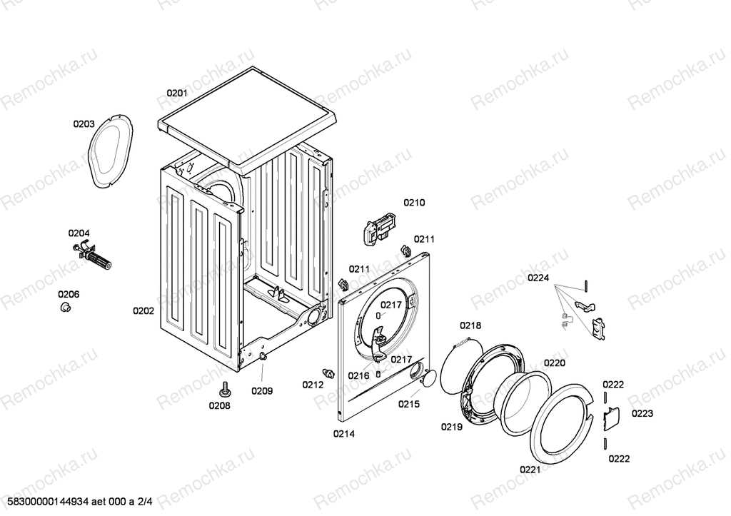 lg top load washing machine parts diagram