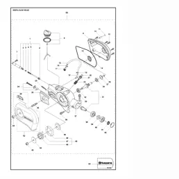 husqvarna snowblower parts diagram