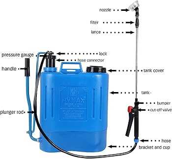 diagram knapsack sprayer parts