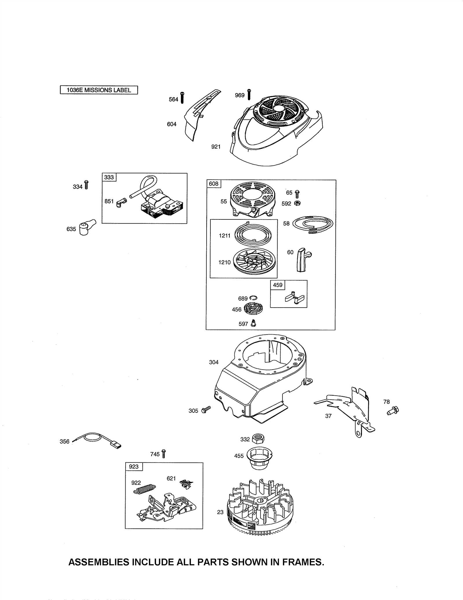 craftsman 675 series lawn mower parts diagram