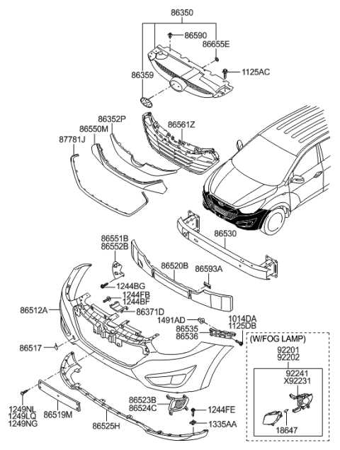 hyundai tucson parts diagram