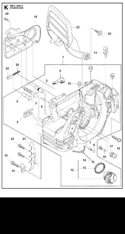 husqvarna 440 parts diagram