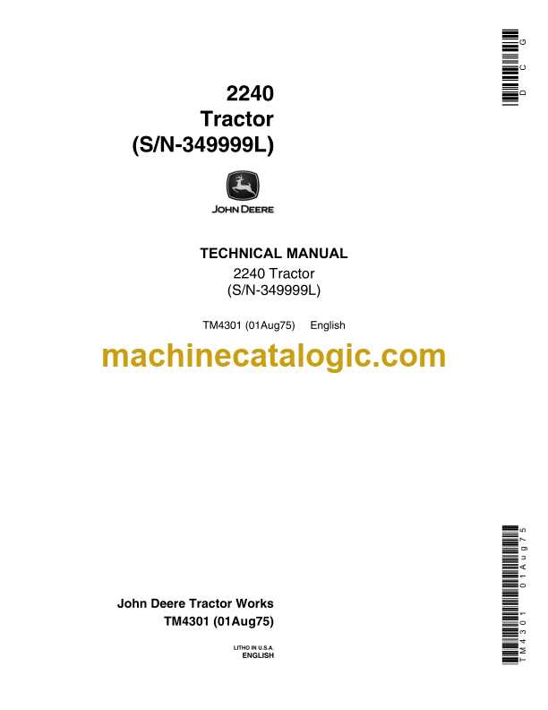 john deere 2240 parts diagram