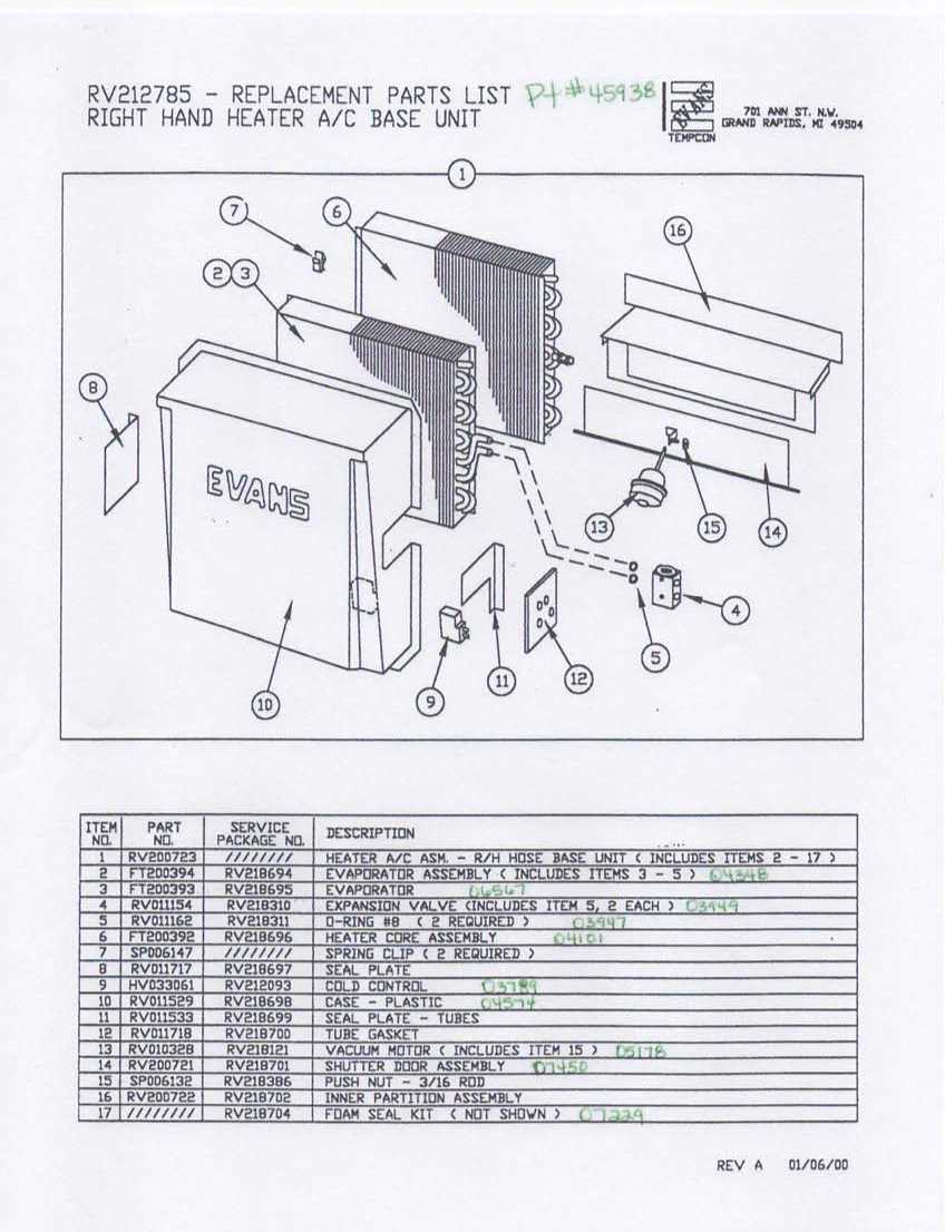 hvac parts diagram