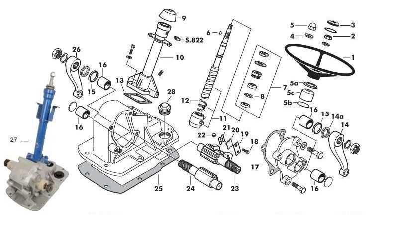 massey ferguson steering parts diagram