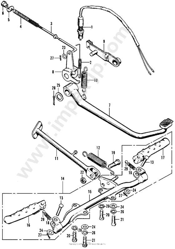 honda ct70 parts diagram