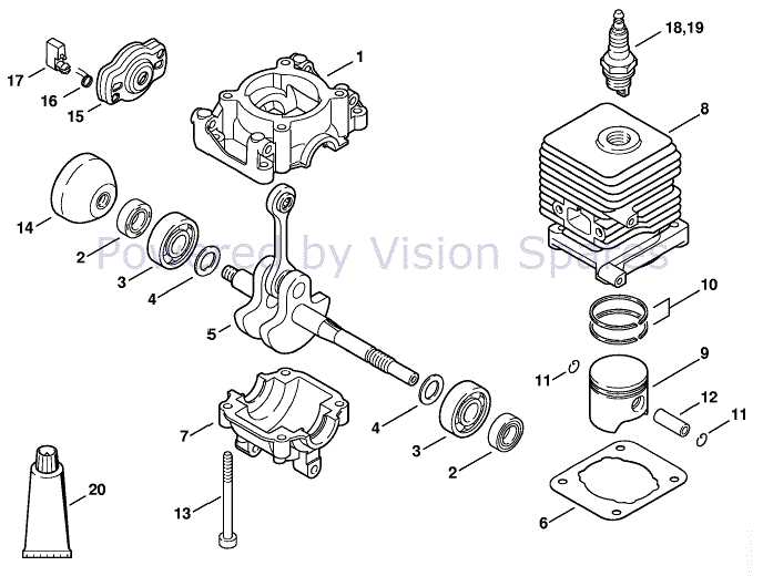 stihl mm55 parts diagram