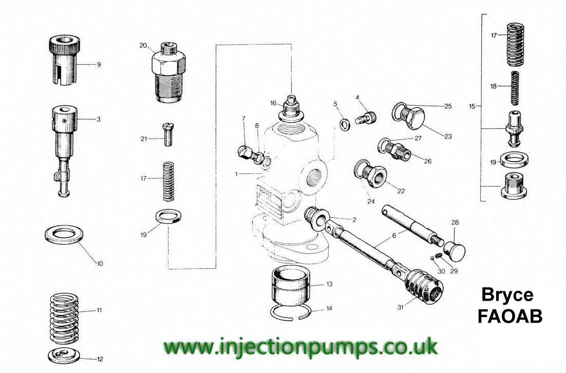 zexel injection pump parts diagram