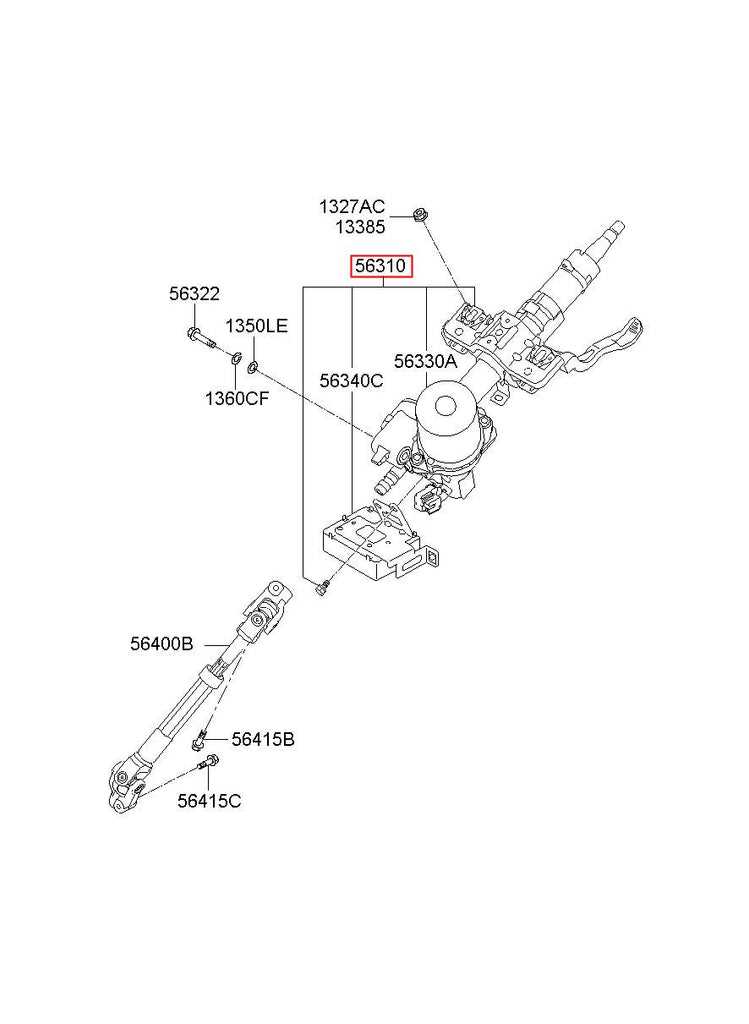 column parts diagram