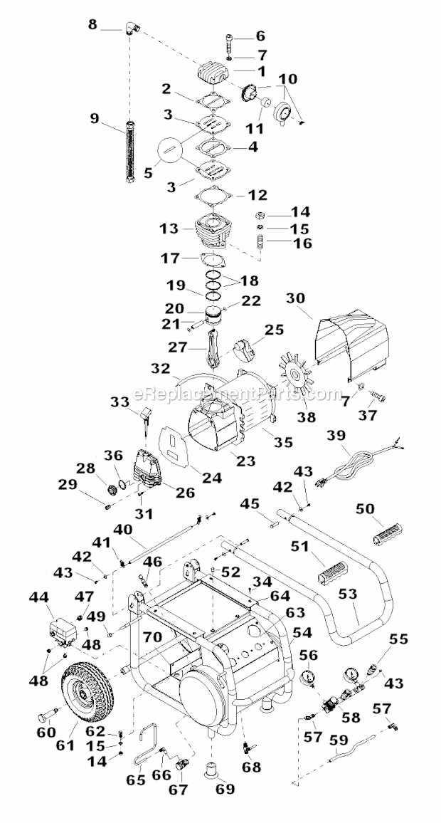 rolair compressor parts diagram