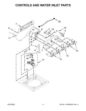 whirlpool washer parts diagram