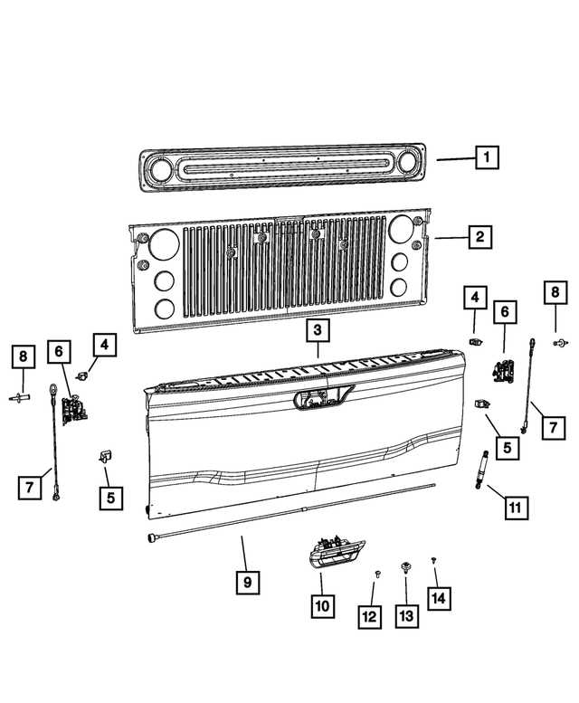 2021 ram 1500 parts diagram