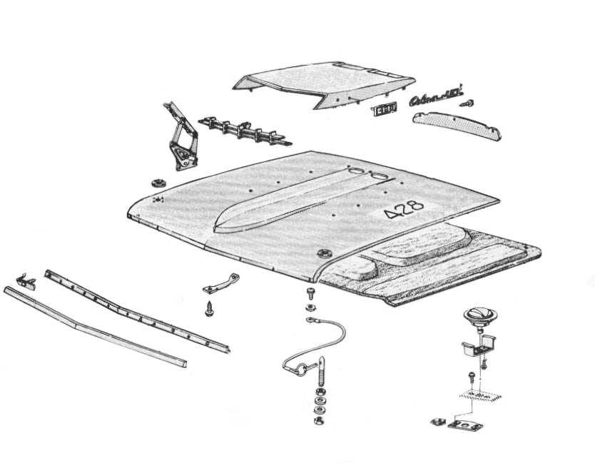 mustang body parts diagram