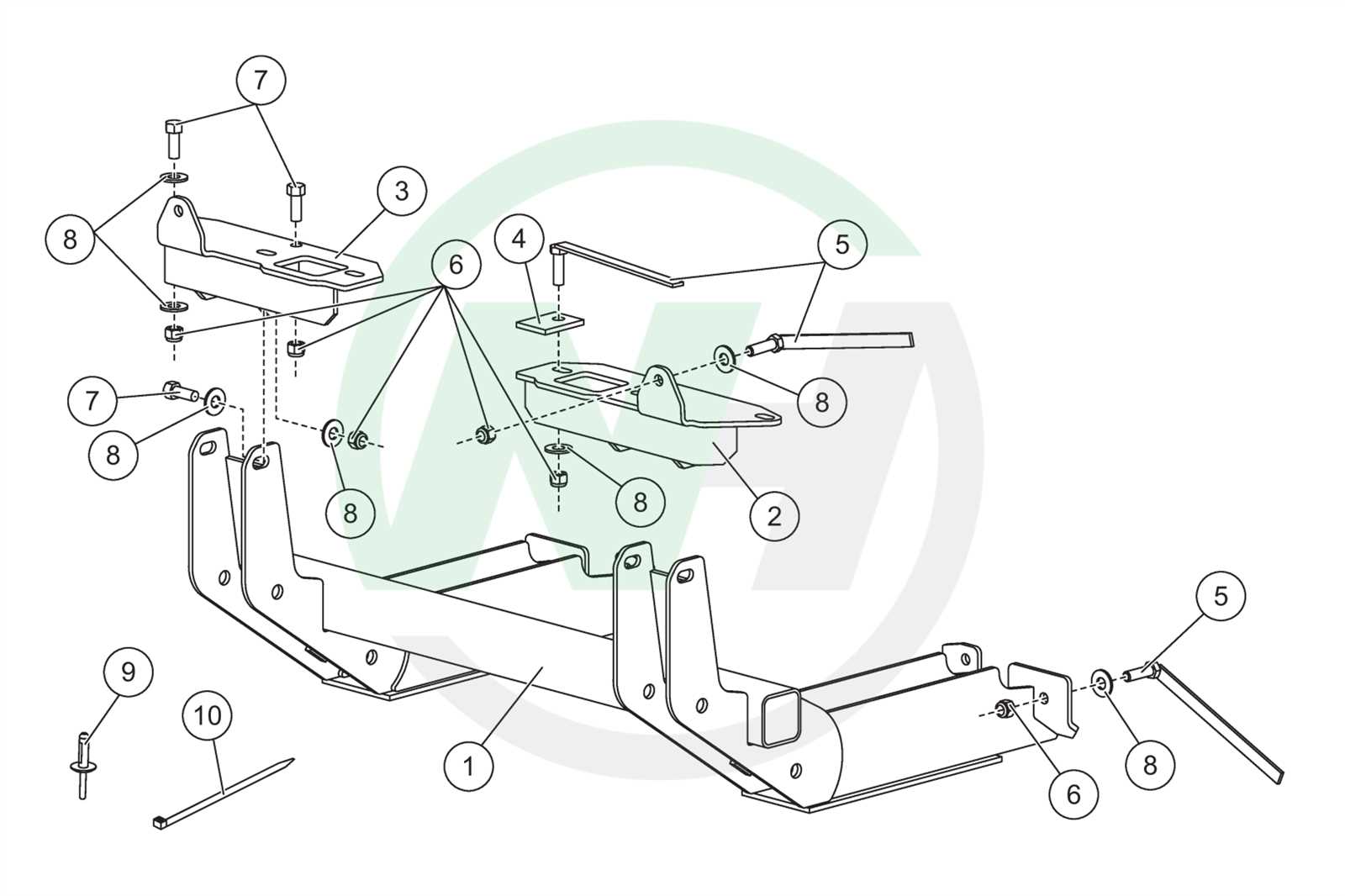 john deere snow plow parts diagram