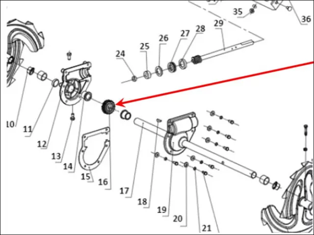 snow devil db7651 26 parts diagram