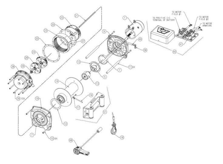 winch parts diagram