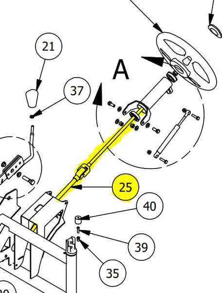 steering column parts diagram