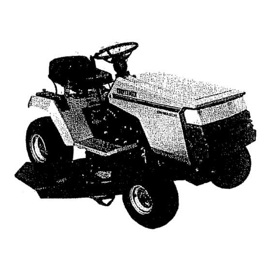 craftsman riding mower steering parts diagram