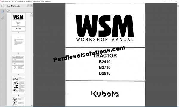 kubota b2320 parts diagram